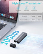PHIXERO 10Gbps SSD Enclosure, Tool-Free and Wireless. Compactible - Image 4