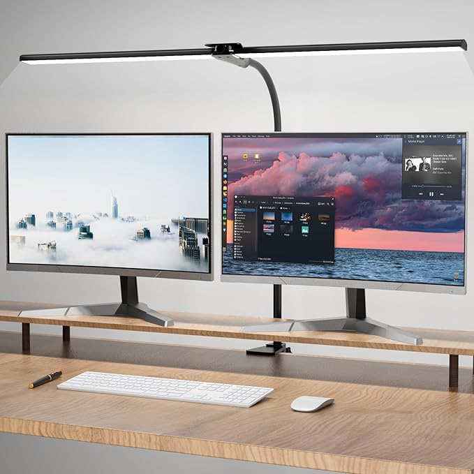 Hensam Desk Lamp for Office Home, 31.5" Desktop Lighting Bar by Hensam