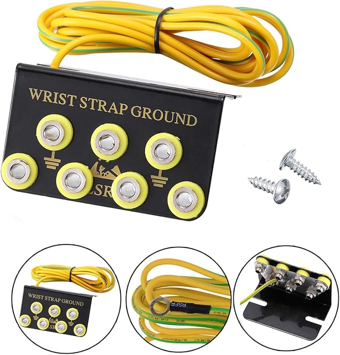 7-Port ESD Wrist Strap Grounding Kit - Image 2