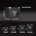 DKL20 700A LiFePO4 Motorcycle Lithium Battery, 12V 6Ah Powersports Battery - Image 6