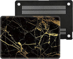 Black Gold Marble Laptop Cover Compatible - Image 2