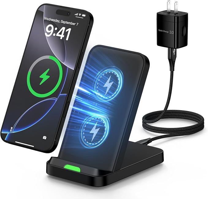 Wireless Charger Stand for Samsung Galaxy S25 Ultra Plus S24 S23 FE S22 S21 by Eusbote