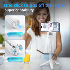 MQOUNY for Magsafe Tripod Stand for iPhone, Portable Pocket Size Selfie Stick - Image 5