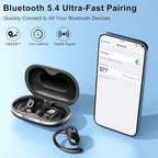 Open Ear Headphones, Air Conduction Ear buds, HD Stereo Bass Over Ear Earphones - Image 7