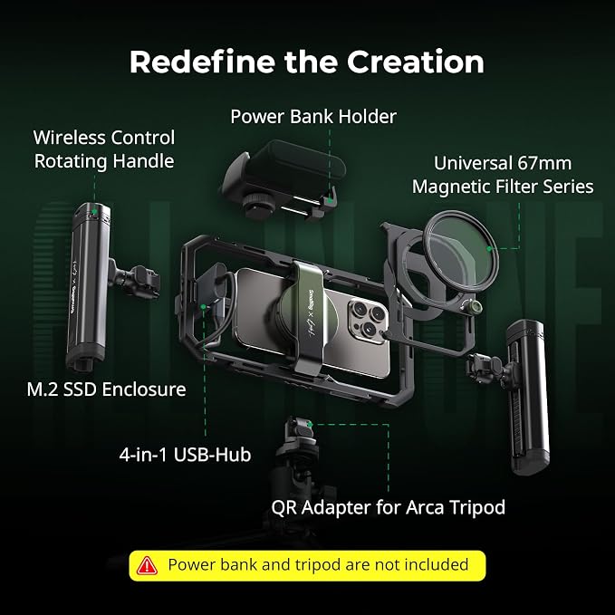 SmallRig x Brandon Li All-in-One Mobile Video Kit, Quick Release Universal - Image 2