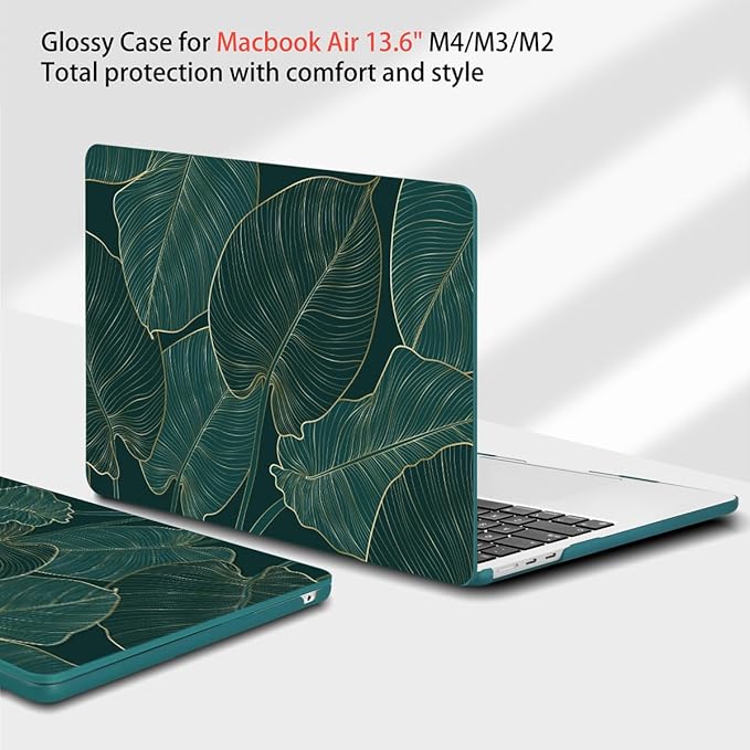 Teryeefi Compatible with MacBook Air 13.6 Case M2 M3 M4 2022-2024 2025 Release - Image 4