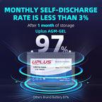UPLUS 12V 100Ah Deep Cycle Battery, LDC12-100M Maintenance Free BCI Group 27 - Image 5