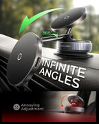 MRGLAS for 15W MagSafe Car Mount Charger, Vacuum Magnetic Wireless Car Charger - Image 5
