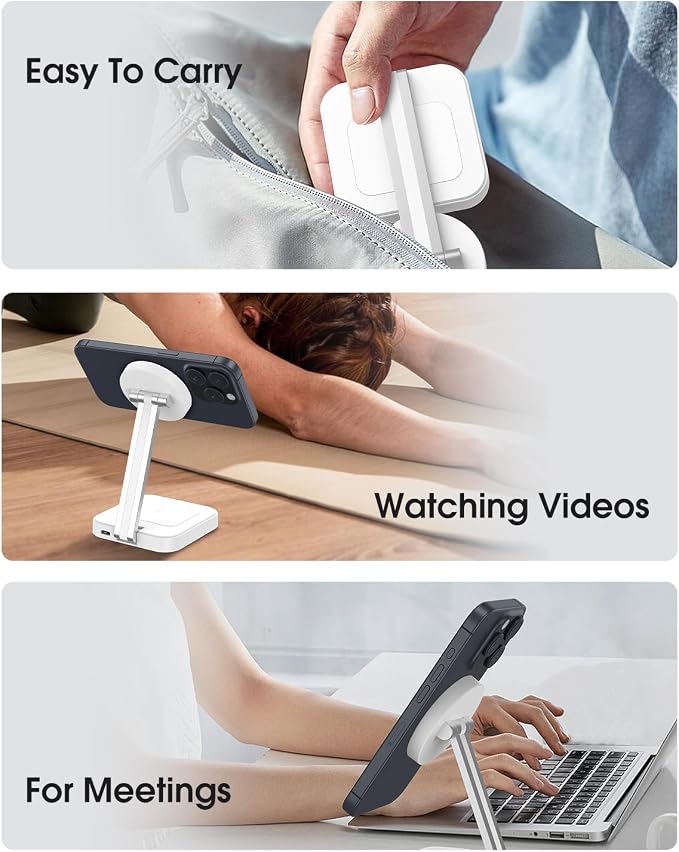 Wireless Charging Station for Magsafe Charger, Portable Wireless Charger for - Image 6