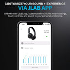 JLab Go Lux ANC Wireless Headphones, Hybrid Active Noise Cancelling, Premium - Image 6