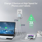 Nekmit Flat USB C Wall Charger, 47W Dual Ports USB C Charger Block, PPS Fast - Image 3