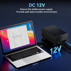 Aluminum Dual Bay 10Gbps Hard Drive Enclosure - Image 9