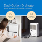 hOmeLabs 50 Pint Wi-Fi Dehumidifier - Image 3