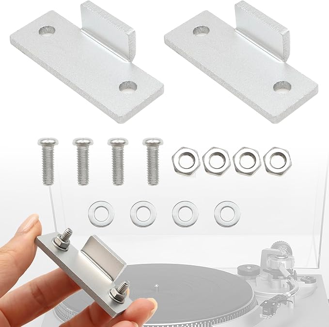 Turntable Dust Cover Hinges by LUTQ