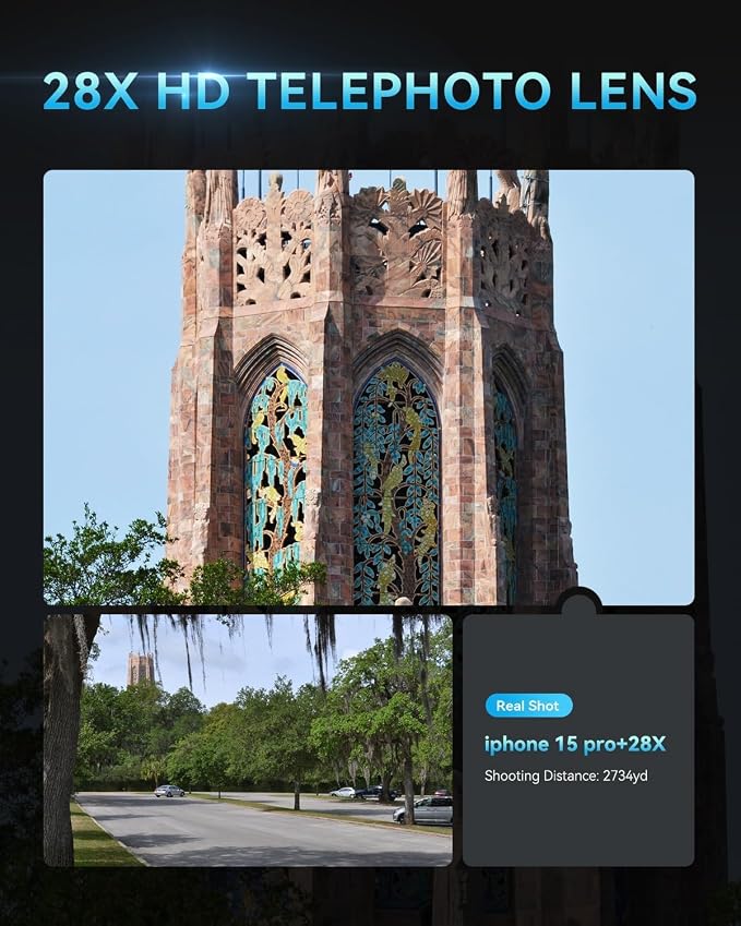 High Power 28X HD Telephoto Lens - Image 3