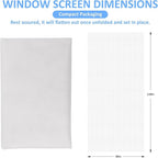 40"x118" Window Screen Mesh, Fiberglass Window Screen, Screen Door Mesh - Image 2