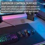 KTRIO Large Gaming Mouse Pad Desk Mat, Superior Micro-Weave Cloth - Image 2