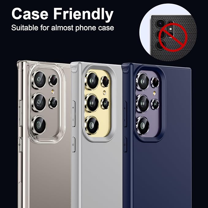 WSKEN for Samsung Galaxy S24 Ultra Camera Lens Protector, Ultra Thin Scratch - Image 5
