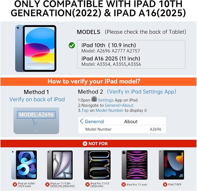 for iPad 11th 10th Generation Case - Image 2