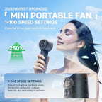 15000RPM 24H Max Cooling Time Highly Speed Hand Fan, Collapsible Mini Small - Image 2