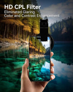 MIAO LAB 67mm CPL Filter for Phone, HD Polarizing Filter & Universal Cell Phone - Image 2