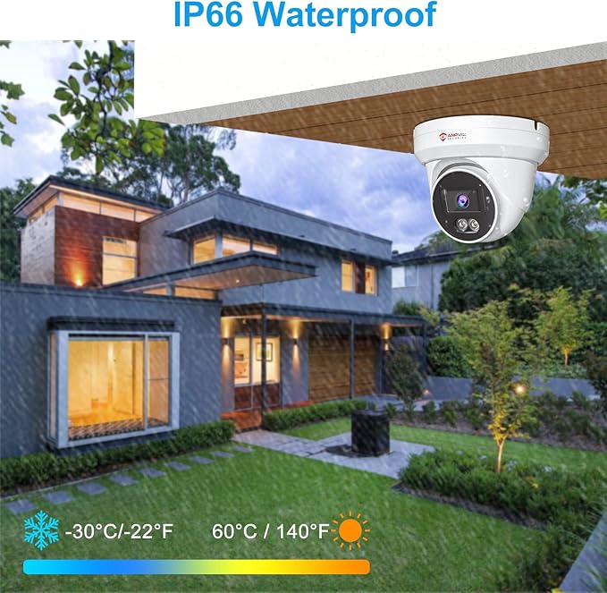 Anpviz 4K 16CH PoE Security Camera System, 100ft Smart Color Night Vision - Image 8
