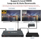 J-Tech Digital HDMI Extender Splitter 4K 60Hz 1 in 4 Out Over Single Cat5e/6 - Image 4