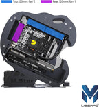 MegaPC Upgraded Open-Frame Mid-Tower Micro-ATX/Mini-ITX Gaming PC Case - Image 5