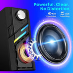 LENRUE Computer Speakers for Desktop PC - Image 2
