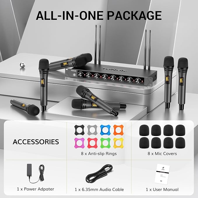 TONOR Wireless Microphones System - Image 8