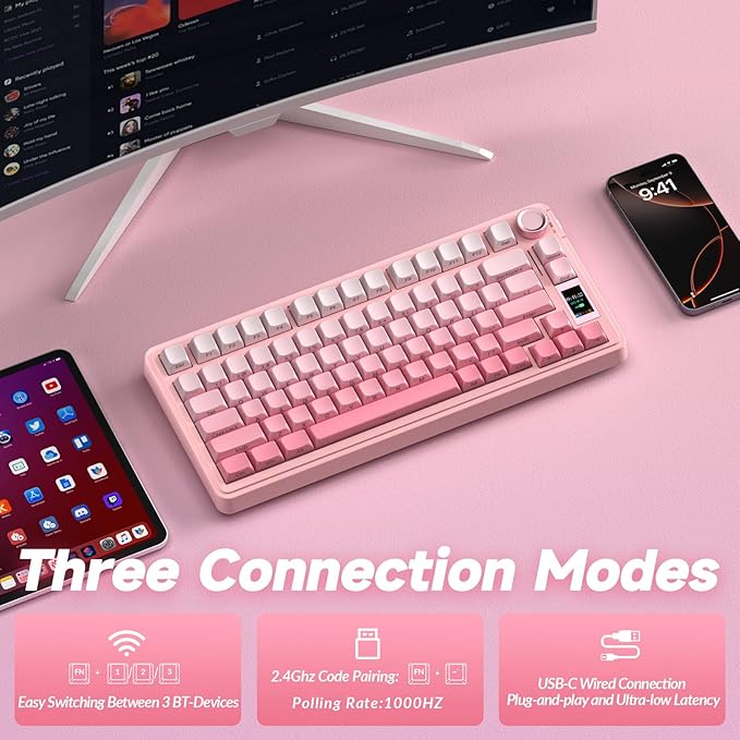 AULA S75 PRO Wireless Mechanical Keyboard - Image 4