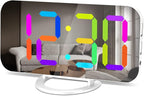 SZELAM Digital Alarm Clock, LED RGB Colorful Clocks, - Image 9