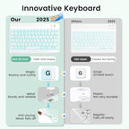 Keyboard Case for iPad Air 5th/4th Pro 11 inch, 7-Color Backlit Detachable - Image 2
