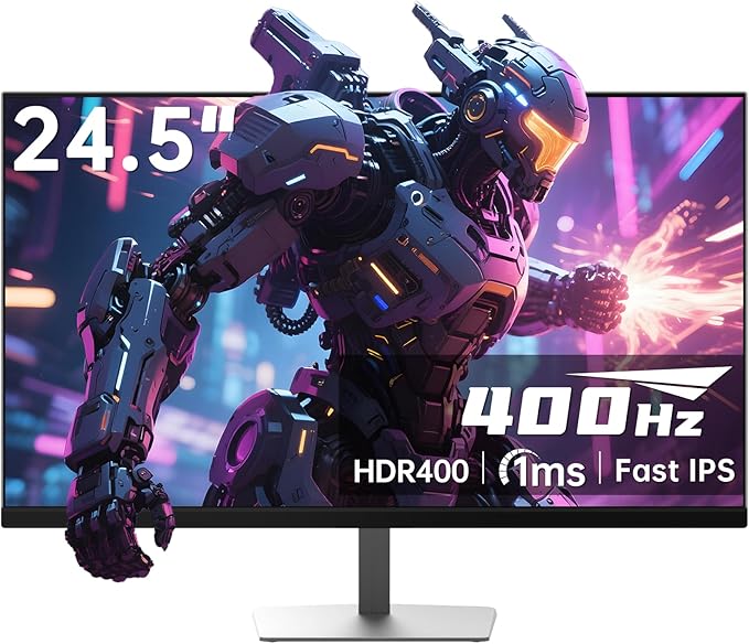 KTC 24.5 inch 400Hz 240Hz Gaming Monitor | Fast IPS 1ms | FHD 1080P Monitor | by KTC
