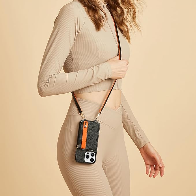 LAMEEKU for iPhone 15 Pro Wallet Case - Image 3