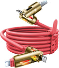 LISEN 240W Chubby USB C to USB C, 4 in 1 Charging Cable by Lisen