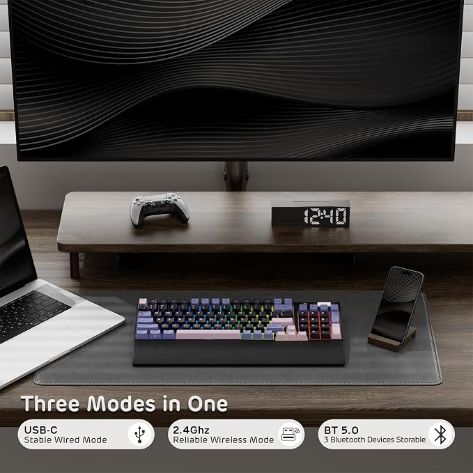 RK ROYAL KLUDGE RK96 RGB Limited Ed, 90% 96 Keys Wireless 3-Mode - Image 3