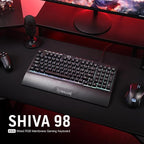 Redragon K515 Shiva Wired RGB Membrane Gaming Keyboard, 98 Keys Mechanical-Feel - Image 9