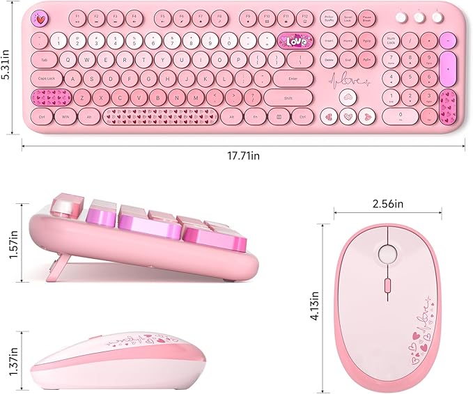 KNOWSQT Wireless Keyboard and Mouse Combo - Image 7