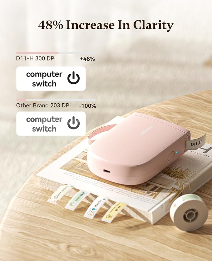 NIIMBOT Label Maker Bluetooth Mini Label Printer D11 2024 Version, Portable - Image 2