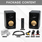 Prosonic BT30 Active Powered Bluetooth Bookshelf Speakers, Studio Monitor - Image 8