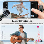 Wireless Lavalier Microphone for iPhone, USB C, Camera Video Recording 4 in 1 - Image 7