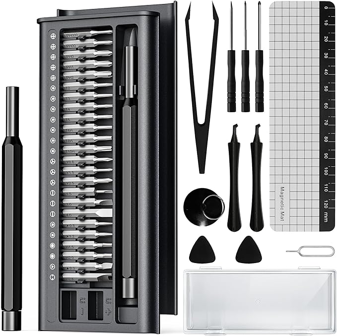 38-in-1 Precision Screwdriver Set, Mini Professional Magnetic Pads Tiny Repair by Unknown