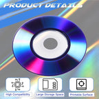 Copkim 50 Pieces 3 Inch Mini DVD-R Blank Discs 1.4 GB 1-4 X Recordable Media - Image 4
