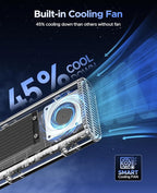 ORICO 40Gbps M.2 NVMe SSD Enclosure - Image 3