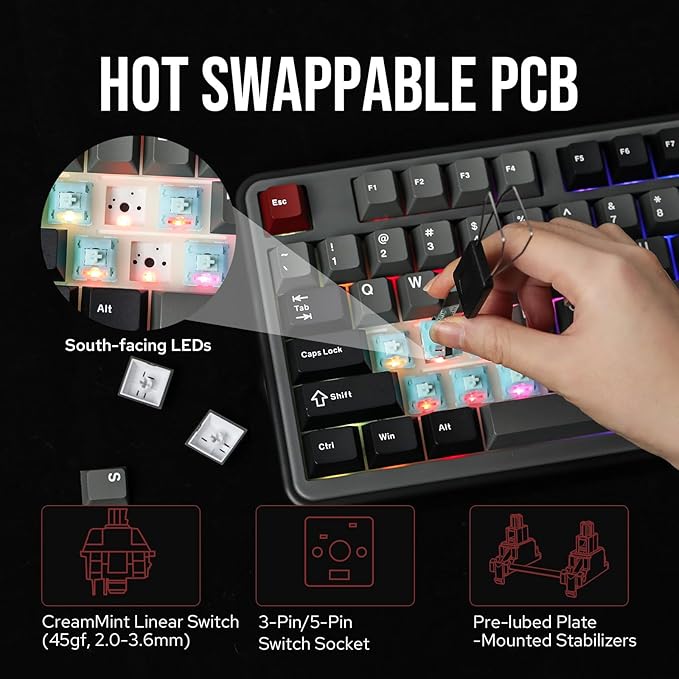 Vibe99 Wireless Gaming Keyboard - Image 6
