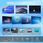 External CD/DVD Drive for Laptop, Ultra Slim CD Burner USB 3.0 Hub - Image 6