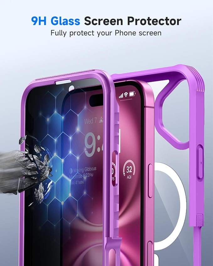 seacosmo for iPhone 16 Plus Case, Full Body Bumper - Image 7