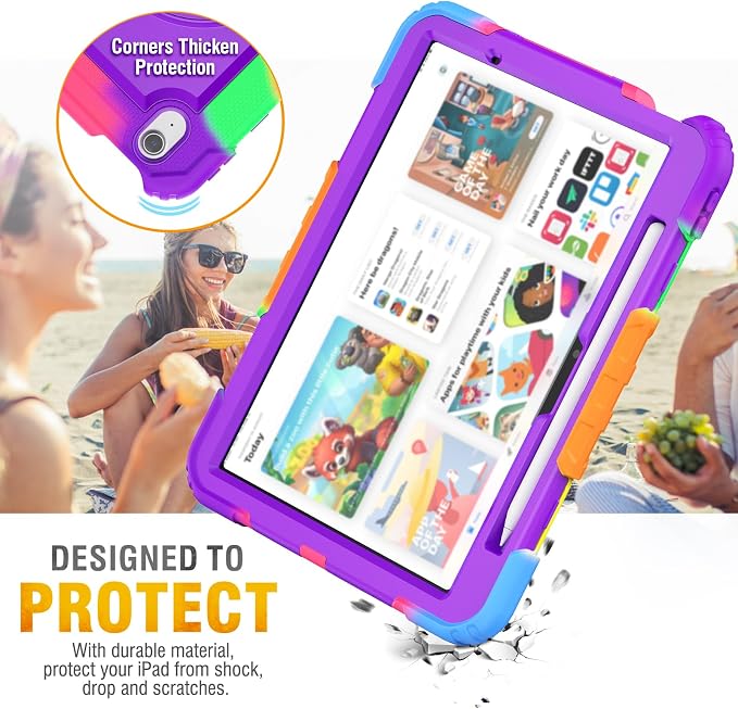 HXCASEAC Case for iPad Air 11 inch, Shockproof Design - Image 8