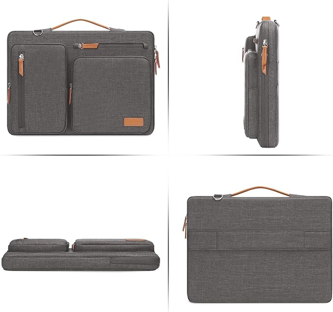 MOSISO 360 Protective Laptop Shoulder Bag, 17-17.3 inch Computer Bag Compatible - Image 5